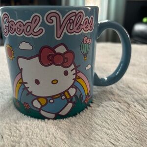 Hello Kitty Blue Ceramic Mug